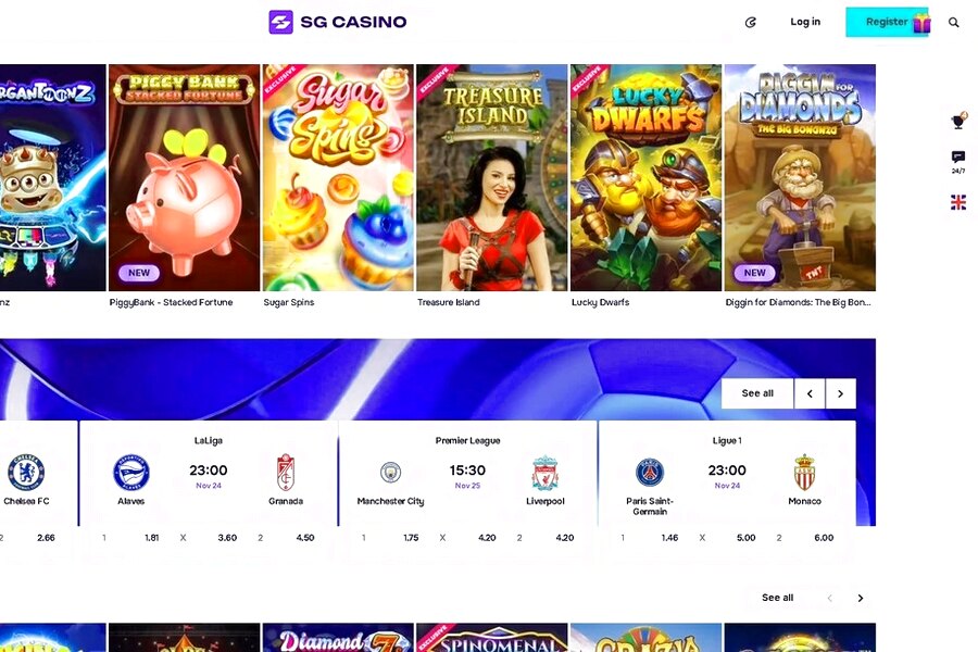 SG Casino Exclusive Promo Codes for 2023